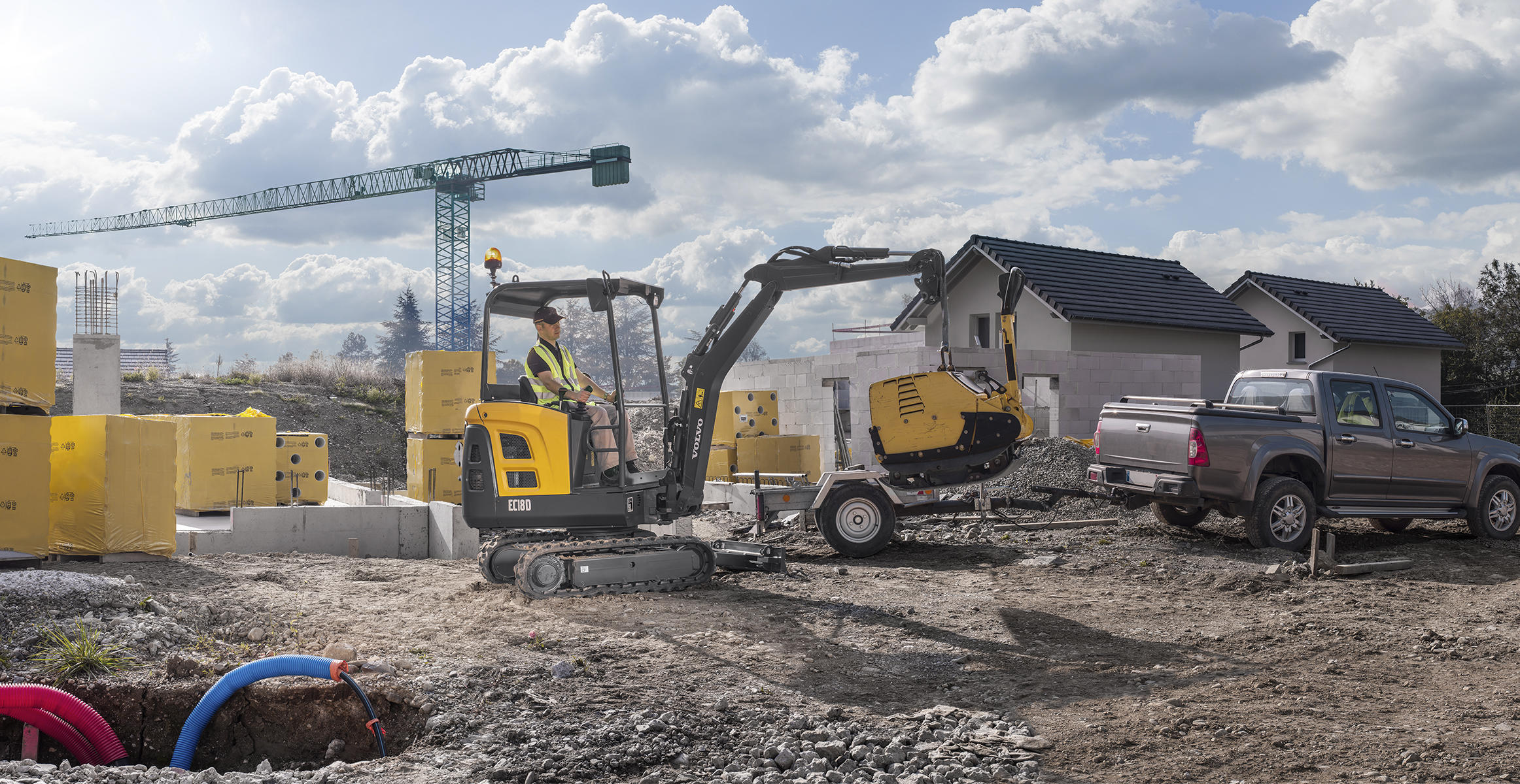 Gravemaskin belter diesel 1,1-2,0 tonn